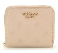GUESS Monedero Phoebe SLG Small Zip Around Wallet Simply Taupe Logo marrón Topo