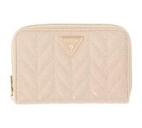 GUESS Monedero Stacey SLG Zip Around Wallet Light Beige Crema