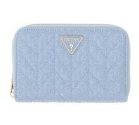 GUESS Monedero Stacey SLG Zip Around Wallet Light Blue Azul Claro