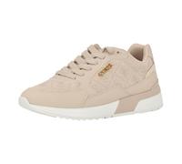 GUESS Moxea para mujer, Logotipo marfil Nubuck 150, 36 EU