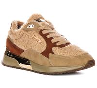 Guess Moxea Run Inspirado En Piel Zapatillas Para Mujer En Marrón EU 36-42