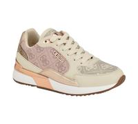 Guess Moxea, Zapatillas Mujer, Logotipo Rosa Claro Multi 684, 38.5 EU