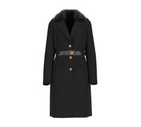 GUESS Mujer Abrigo Poliéster W5BL25W2672, Negro , S