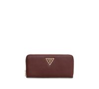 Guess Mujer Cartera Zip Around Laurel Ii Slg Large Zip Around Burgundy