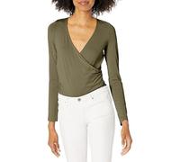 Guess Mujer Crossocer Rubado Melena Top Verde M