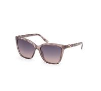 Guess Mujer GU00191 20B Gafas de sol Inyectado Gris Fumar Cuadrada Normal
