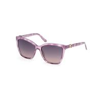 Guess Mujer GU00191 80Z Gafas de sol Inyectado Lila Cuadrada Normal