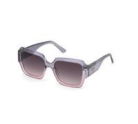 Guess Mujer GU7681 20B Gafas de sol Inyectado Gris Fumar Cuadrada Normal Sombreado