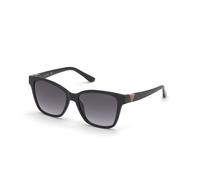 Guess Mujer GU7776 01B Gafas de sol Inyectado Negro Fumar Cuadrada Normal Sombreado