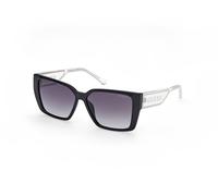 Guess Mujer GU7818 01B Gafas de sol Inyectado Negro Fumar Cuadrada Normal Sombreado