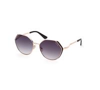 Guess Mujer GU7842 28B Gafas de sol Metal Oro Gris Geométrico Normal Sombreado