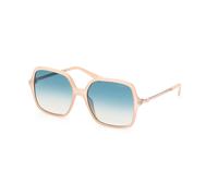 Guess Mujer GU7845 57P Gafas de sol Inyectado Beige Verde Cuadrada Normal Sombreado