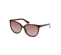 Guess Mujer GU7864 52H Gafas de sol Inyectado la Habana Marrón Redonda Polarizado Sombreado