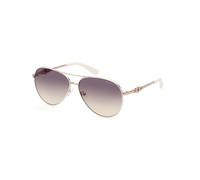 Guess Mujer GU7885-H 21P Gafas de sol Metal Blanco Verde Piloto Normal Sombreado