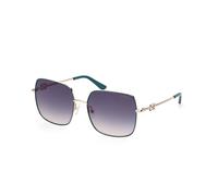 Guess Mujer GU7906-H 98W Gafas de sol Metal Verde Azul Cuadrada Normal Sombreado