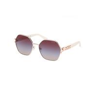 Guess Mujer GU7913 25W Gafas de sol Metal Marfil Azul Geométrico Normal Sombreado