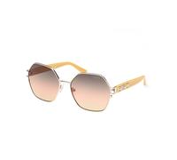 Guess Mujer GU7913 33F Gafas de sol Metal Oro Marrón Geométrico Normal Sombreado