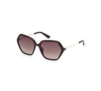 Guess Mujer Guess GU00134 52F Gafas de sol Inyectado Havana Marrone Geométrico Normal Sfumato