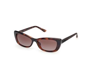 Guess Mujer Guess GU00156-H 52F Gafas de sol Inyectado Havana Marrone Cuadrada Normal Sfumato