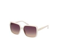 Guess Mujer Guess GU00157 21B Gafas de sol Inyectado Blanco Fumar Cuadrada Normal