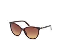Guess Mujer Guess GU00256 52F Gafas de sol Inyectado la Habana Marrón Cat Eye Normal