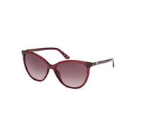 Guess Mujer Guess GU00256 69F Gafas de sol Inyectado Burdeos Marrón Cat Eye Normal