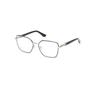 Guess Gafas GU50313 Montura metal cuadrada Mujer Negro brillante 55