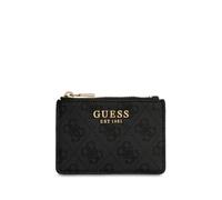 Guess Mujer Porta Tarjetas Laurel II SLG Credit Card Case Negro Antracita | diseño icónico Guess, múltiples compartimentos, tarjetero