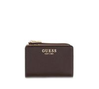 Guess Mujer Porta Tarjetas Melody SLG Zip Arnd Card Case Marrón | diseño icónico Guess, múltiples compartimentos, tarjetero