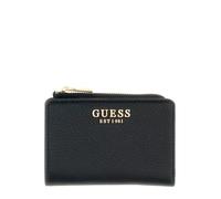 Guess Mujer Porta Tarjetas Melody SLG Zip Arnd Card Case Negro | diseño icónico Guess, múltiples compartimentos, tarjetero