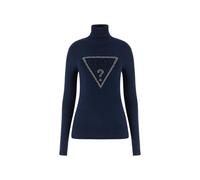 GUESS Mujer Suéter Cuello Alto Viscosa W5BR39Z2NQ2, azul oscuro, S