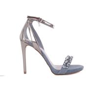 Guess Mujer Tacones Tacón Alto Tacones de Aguja Sandalias de Tiras Azul Vaquero