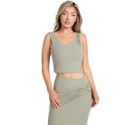 GUESS, Mujer Top, Color, Verde musgo, L