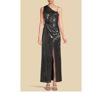 GUESS Naomi Monoshoulder Gunmetal Maxi Dress Multi Talla: XXS | Vestidos Maxi Outlet | Mujer | Gris