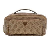 GUESS neceser Milano Beauty Case With Handle Beige / Brown