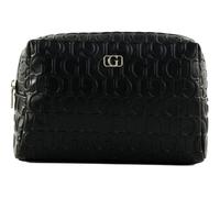 GUESS neceser Television Large Top Zip Cosmetic Bag Black