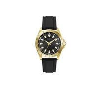 Guess Neo GW1065G2 - Reloj de Pulsera analógico para Hombre, Cuarzo, Acero Inoxidable, 42 mm, Correa de Silicona, Color Negro, 5 Bar, Color de la Esfera: Negro