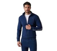 Guess New Arlo - Sudadera con Cremallera Completa para Hombre, Azul (Silk Blue), X-Large