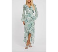 GUESS New Baja Dress Dusty Fern Jungle Pr Talla: S | Vestidos Maxi Outlet | Mujer