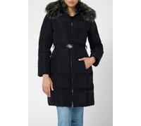 GUESS New Marisol Long Bel Jet Black A996 Talla: S | Chaquetas de Invierno Outlet | Mujer | Negro