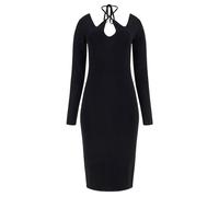 GUESS Nikki Sweater Dress Jet Black Talla: 38 | Vestidos Midi Outlet | Mujer | Negro