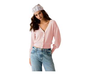 Guess - Nina Cardigan - Knitwear - Mujer - Rosa - S -