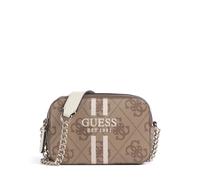 Guess Noelle 4G Logo Bandolera marrón claro, imitación de cuero, mujer