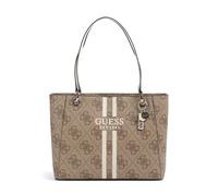Guess Noelle 4G Logo Bolsa shopping marrón, imitación de cuero, mujer