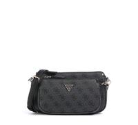 Guess Noelle 4G Logo Bolso de hombro gris oscuro, imitación de cuero, mujer