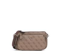 Guess Noelle 4G Logo Bolso de hombro marrón claro, imitación de cuero, mujer