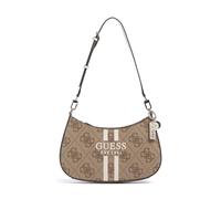 Guess Noelle 4G Logo Bolso de hombro marrón claro, imitación de cuero, mujer