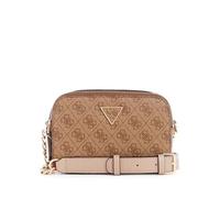GUESS Noelle - Bandolera con triple compartimento, Logotipo latte, talla unica
