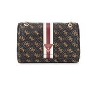 GUESS Noelle Convertible Crossbody Flap Bag, Bolso de Mano Mujer, Logotipo marrón, One Size