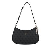 GUESS Noelle II Top Zipper Shoulder Bag Coal Logo
